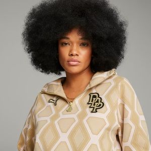 PUMA X DAPPER DAN WOMEN'S CROPPED HOODIE